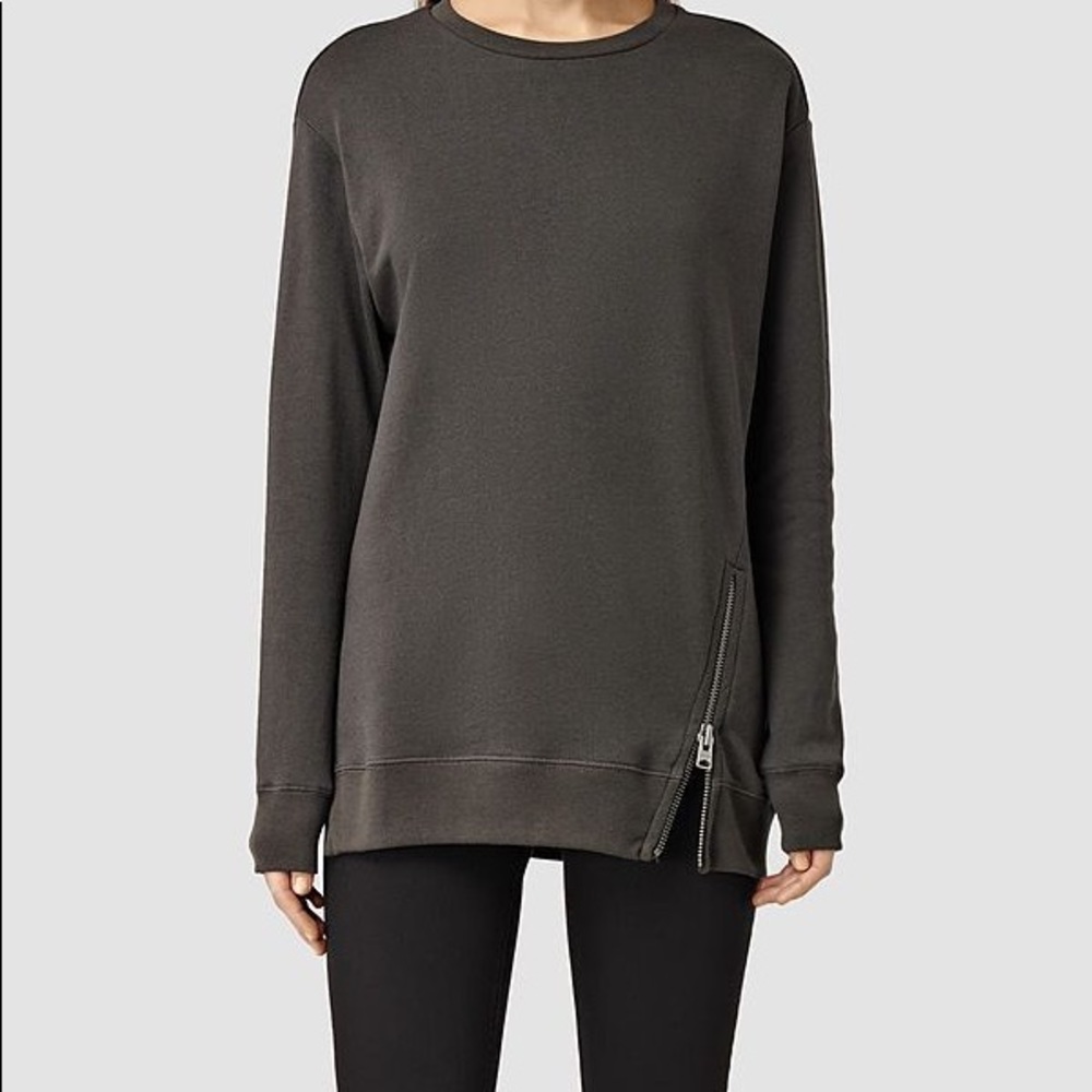Allsaints Solo Zip Sweatshirt